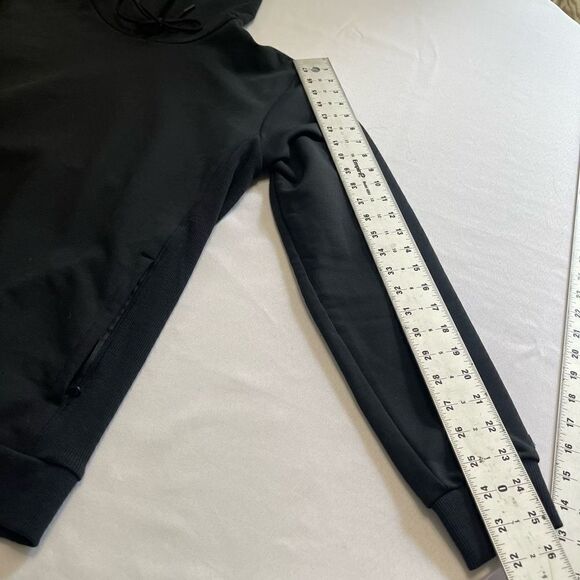 Fabletics Black Hoodie Sweatshirt Size Medium - Picture 8 of 11